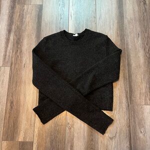 Garage Marled Gray Crew Neck Sweater